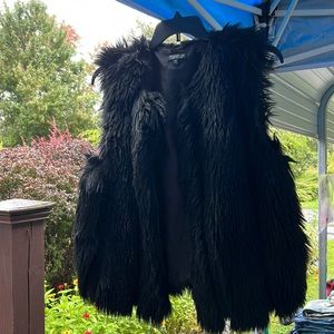 TOPSHOP Fur Vest